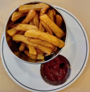 Fries at Brasseur Local in Quebec