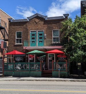exterior at Brasseur Local in Quebec