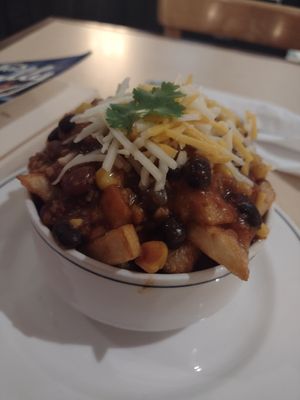 Chili poutine (small) at Brasseur Local in Quebec