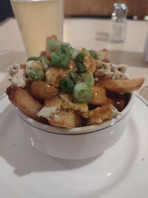 Bbq IPA poutine (small) at Brasseur Local in Quebec