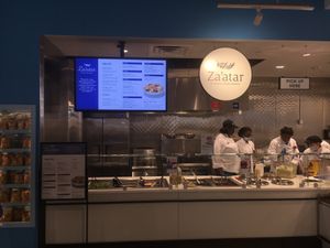 One of the eateries inside; offers a bunch of vegan items at Whole Foods Market in New York City