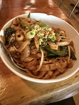 Vegan noodle entree  at Burmatown in Corte Madera