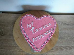 Bedanktaart at Bakkerij Zonder Melk En Ei in Moordrecht