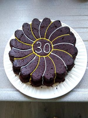 Chocoladecake at Bakkerij Zonder Melk En Ei in Moordrecht