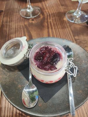 Cheesecake at 11:11 Bistro Bar Healthy Food in Gran Canaria