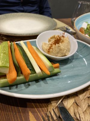 Crudités  at 11:11 Bistro Bar Healthy Food in Gran Canaria