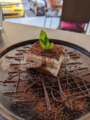 Tiramisu at 11:11 Bistro Bar Healthy Food in Gran Canaria