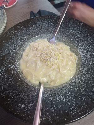 4 Cheese Pasta at 11:11 Bistro Bar Healthy Food in Gran Canaria