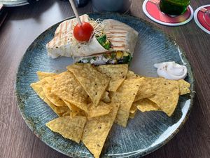TOFU-BURRITO  at 11:11 Bistro Bar Healthy Food in Gran Canaria