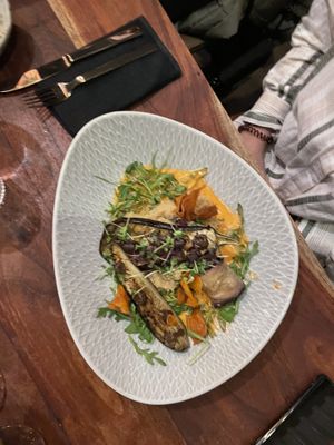 filled aubergine  at Gärtnerei  in Essen