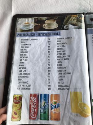 Drinks   at Plazhi I Ri Caci in Sarande