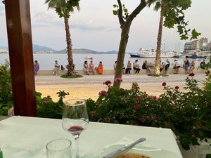 The view at Plazhi I Ri Caci in Sarande
