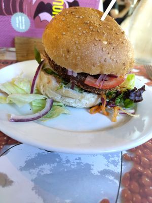 Kimchi burger at Opstand in Nijmegen