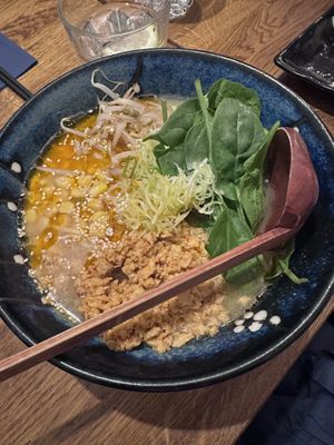 Minced Tofu corn ramen   at Iimori Ramen in Berlin