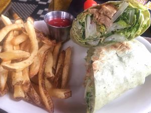 chikn' caesar wrap  at The Witches Brew in West Hempstead