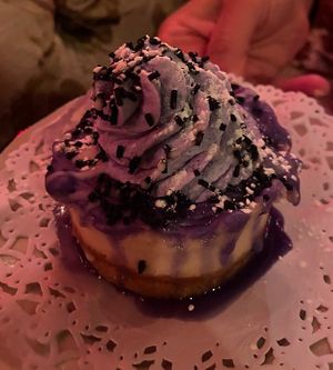 Vegan blueberry cheesecake: pass, better desserts!  at The Witches Brew in West Hempstead