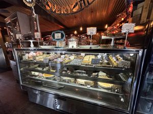 Dessert fridge  at The Witches Brew in West Hempstead