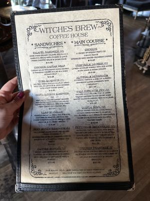 Menu 10/2023  at The Witches Brew in West Hempstead