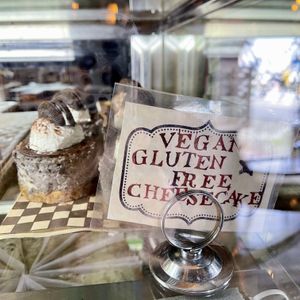 Vegan Gluten-free Cheesecake   at The Witches Brew in West Hempstead
