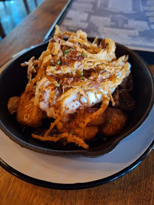 Loaded potato appetizer at The Witches Brew in West Hempstead