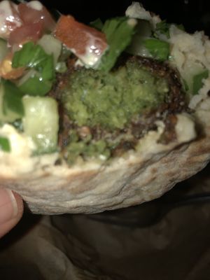 Falafel sandwich   at The Witches Brew in West Hempstead