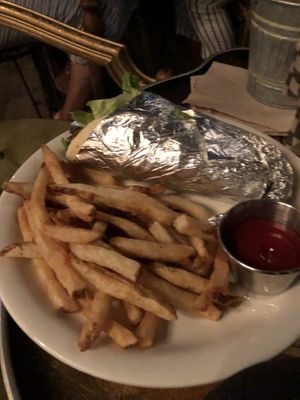 Gyro and fries at The Witches Brew in West Hempstead