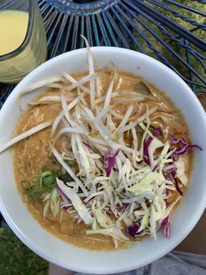 Spicy Thai Coconut Curry at The Witches Brew in West Hempstead