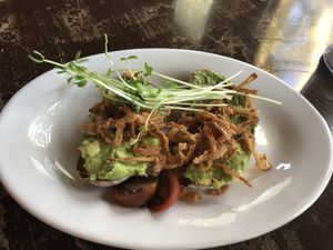 Avocado toast  at The Witches Brew in West Hempstead