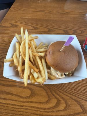 Plant-based lobster roll (gluten-free) at Walt Disney World - Rosie's in Lake Buena Vista