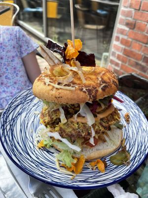 Buger  at Bistro martin's in Nebel