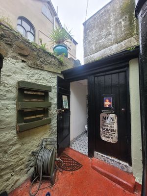 Beau's Tea Rooms Outdoor Toilet at Beau's Tea Rooms in Beaumaris
