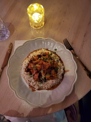 Ratatouille with couscous at White Limozeen in Nashville