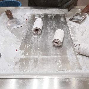 rolled icecream #Veganuary at Delabuu Ice Cream - KaDeWe - Maybe closed in Berlin