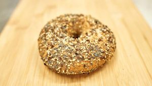 Probably the best GF bagel in Aotearoa at Pane Ora in Dunedin