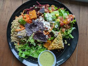Aztec power bowl with quinoa and tempeh, mini size at Copper Branch - Sainte-Catherine  in Montreal