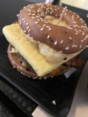 Breakfast bagel   at Copper Branch - Sainte-Catherine  in Montreal