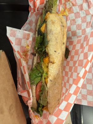 Smoked tempeh sandwich   at Copper Branch - Sainte-Catherine  in Montreal