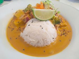 Panang curry at Royal Thai in Monte Gordo