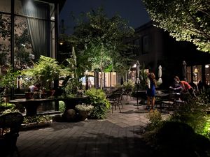 Outdoor patio  at Pusadee's Garden in Pittsburgh