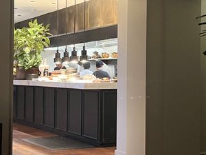 The open kitchen  at Pusadee's Garden in Pittsburgh