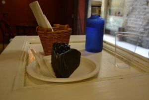 I am really not picky but the worst chocolate cake I have ever had  at La Bascula in Barcelona