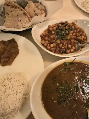 Channa Masala,  Daal Tarka, Vegetarian Paratha at Indigo Indian Rehoboth in Rehoboth Beach