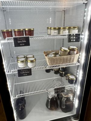 Housemade condiments  at CANES Vegan Casual Dining Restaurant & Grocery Store in Bangkok