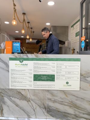 View from Outside    at Mum's Falafel in Paphos