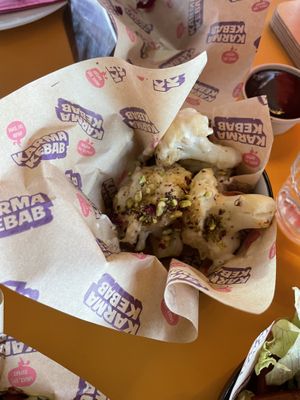 Roasted cauliflower   at Karma Kebab in Utrecht