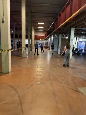 Roller disco!  at Karma Kebab in Utrecht