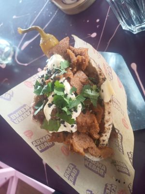 Sour dough pita at Karma Kebab in Utrecht