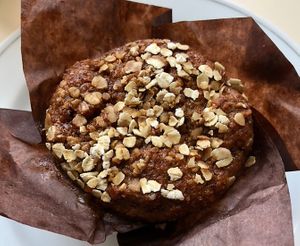 Apple Cinnamon Bran Muffin at Good Earth Natural Foods in Fairfax