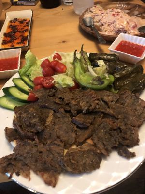 vegan kebap  at Refresh Vegan Kitchen in Kas