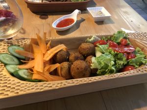 Falafel  at Refresh Vegan Kitchen in Kas